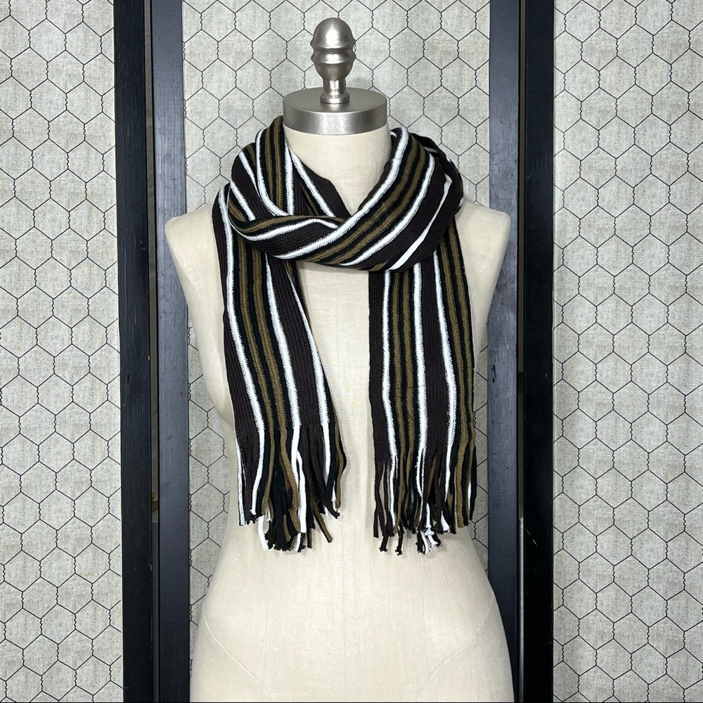 Geoffrey Beene Striped Scarf